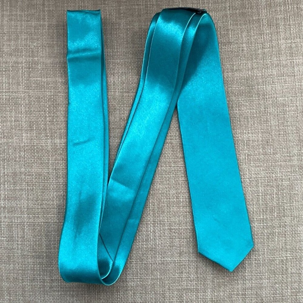 Turquoise Tie Slim Fit Necktie Men Tie Skinny Fashion Ties Fancy Tie
